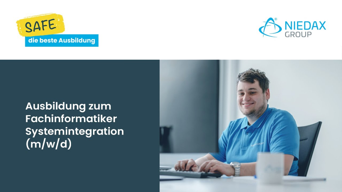 Safe die beste Ausbildung zum Fachinformatiker Systemintegration (m/w/d) | Niedax Group